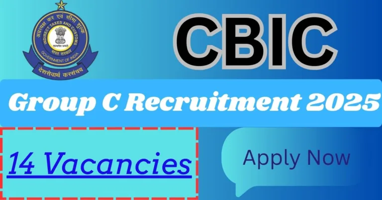 CBIC Group C Recruitment  
