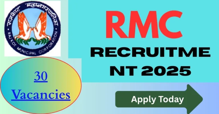 RMC Out for 30 Vacancies