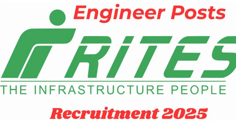 RITES Ltd Recruitment 2025: Engineer Posts Available