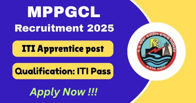 MPPGCL Online Recruitment 2025 For ITI Apprentice post - Apply For 95 Post
