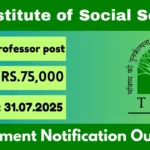 TISS Online Recruitment 2025 For Assistant Professor Post - Big Opportunity