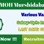 CMOH Murshidabad Online Recruitment 2025 For Microbiologist, Audiologist & More Post - For 63 Post