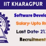 IIT Kharagpur Online Recruitment 2025 For Software Developer Post - Application Out