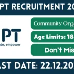 KHPT Online Recruitment 2025 For Community Organizer Post - Apply By 22 Dec