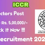ICCR Offline Recruitment 2026 For Directors Post - Notification Out